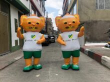 RÉPLICA INFLABLE CAMINANTE TIGRE