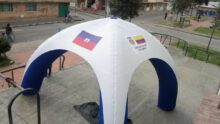 CARPA INFLABLE ARAÑA 4,5 X 4,5