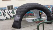 CARPA INFLABLE CONCHA 4,5 X 4,5