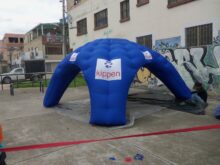 CARPA INFLABLE CONCHA 3,6 X 3,6