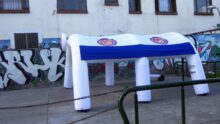 CARPA INFLABLE ESTRUCTURADA 4 X 5