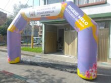 ARCO INFLABLE TUBULAR (FULL IMPRESIÓN)