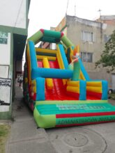 TOBOGÁN INFLABLE TEMÁTICA TROPICAL