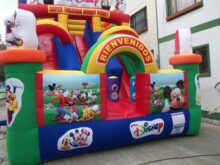 TOBOGÁN INFLABLE MUNDO DE DISNEY